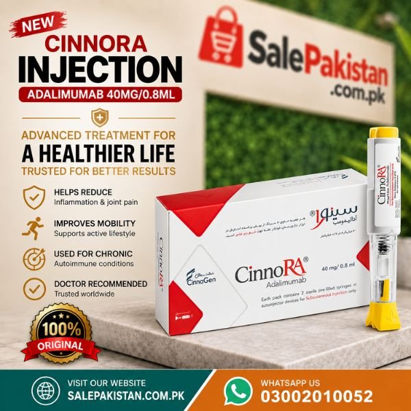 CinnoRA Injection (Adalimumab) 40mg/0.8ml Price In Pakistan thumbnail 2