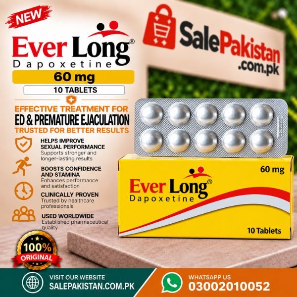 Everlong 60mg Tablets Dapoxetine Price in Pakistan thumbnail 2