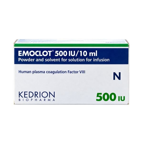 Emoclot 500iu/10ml Human Plasma Coagulation Factor VIII Infusion In Pakistan thumbnail 2