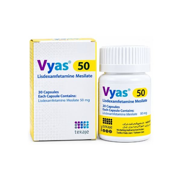 Vyas 50 mg Capsules – Lisdexamfetamine Mesilate In Pakistan thumbnail 2