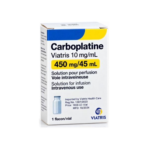 Carboplatine Viatris (10 mg/mL, 450 mg/45 mL) In Pakistan thumbnail 2
