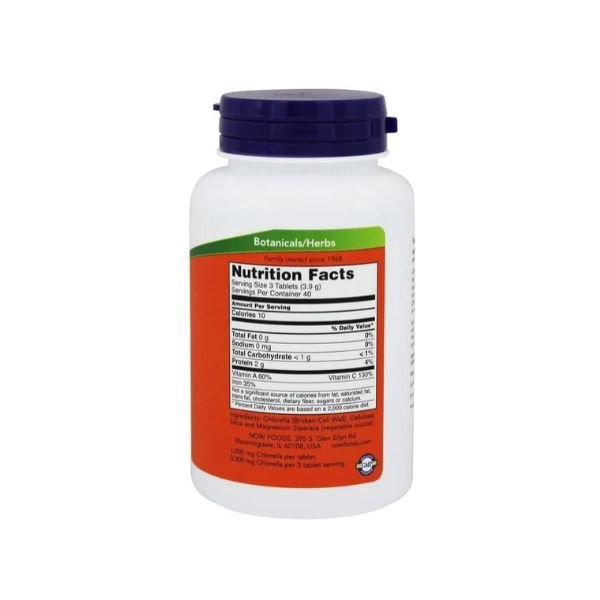 NOW Foods Chlorella 1000mg Super Green 60 Tablets Price in Pakistan thumbnail 2