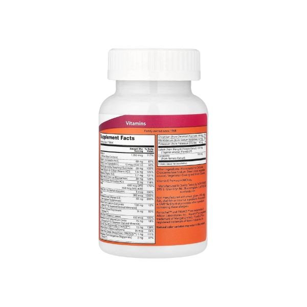 NOW Foods Daily Vits Multivitamin &amp; Mineral 250 Tablets in Pakistan thumbnail 4