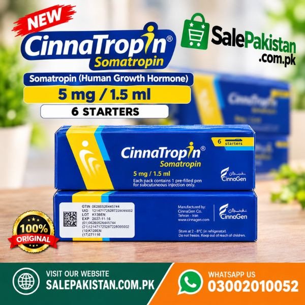 Cinnatropin Somatropin 5mg Injection Pack of 6 In Pakistan