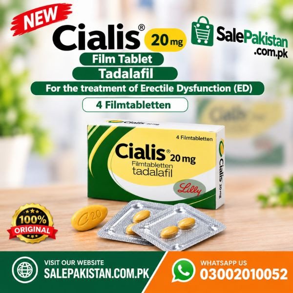 Cialis 20mg - 4 Tablets Price In Pakistan