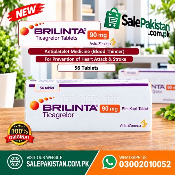 AstraZeneca Brilinta (Tikagrelor) 90mg In Pakistan