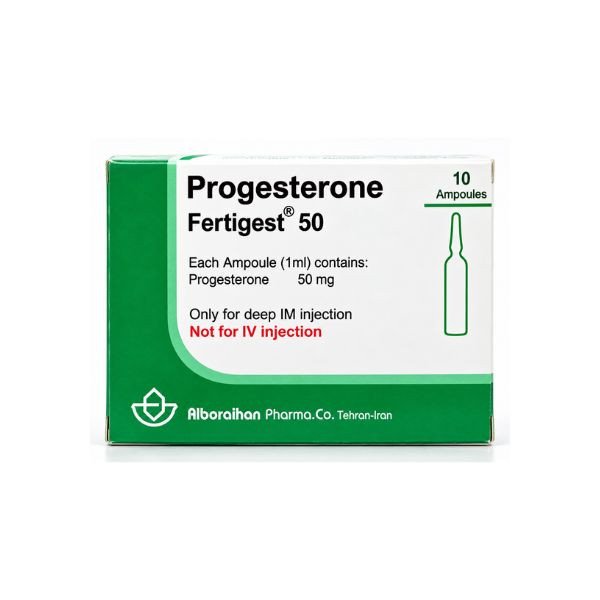Progesterone Fertigest 50mg injection with 10 ampules In Pakistan