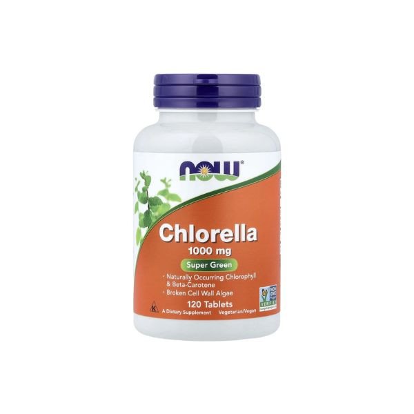 NOW Foods Chlorella 1000mg Super Green 60 Tablets Price in Pakistan