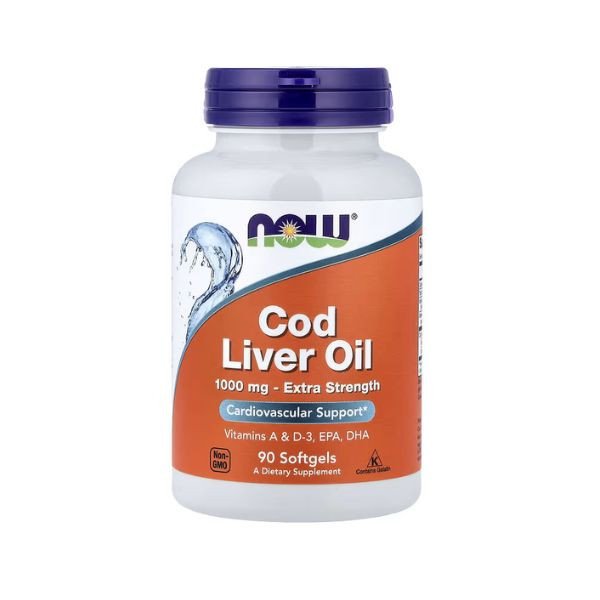 NOW Foods Cod Liver Oil 1000mg 90 Capsules Price in Pakistan