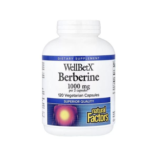 Natural Factors WellBetX Berberine 500mg 120 Capsules in Pakistan