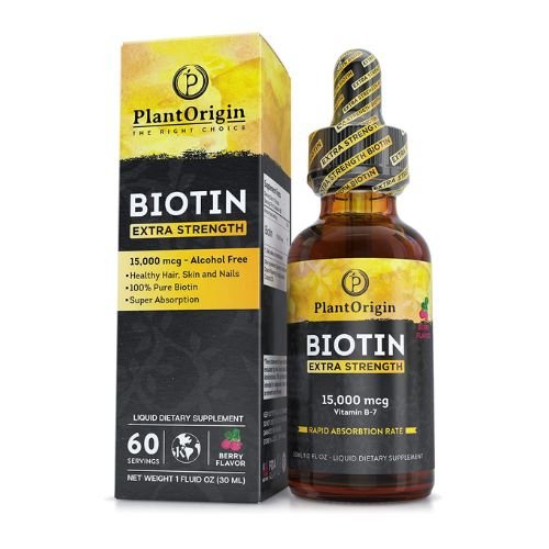Extra-Strength 15000 mcg Biotin Liquid Vitamin Drops In Pakistan