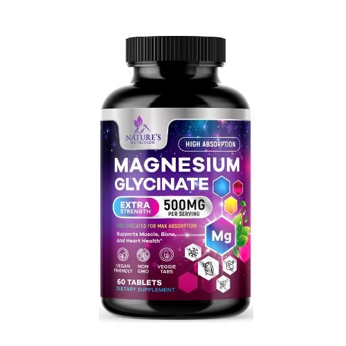 Nature's Nutrition Magnesium Glycinate Extra Strength 500mg In Pakistan