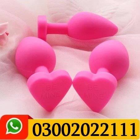 Pink Heart Shaped Anal Plug In Pakistan