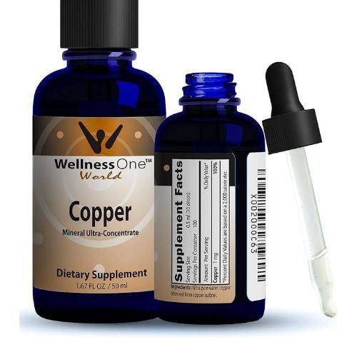 WellnessOne Liquid Copper Supplements - Mineral Ultra Concentrate In Pakistan