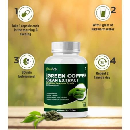 Nutrafirst Pure Green Coffee Extract Capsule In Pakistan