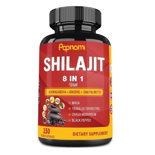 Popnami Shilajit 8-In-1 | 90 Vegan Capsules in Pakistan